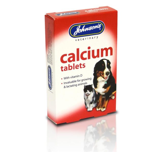 Johnson s Veterinary | Breeding & Puppy Supplement | Calcium Tablets - 40 Pack Online Hot Sale