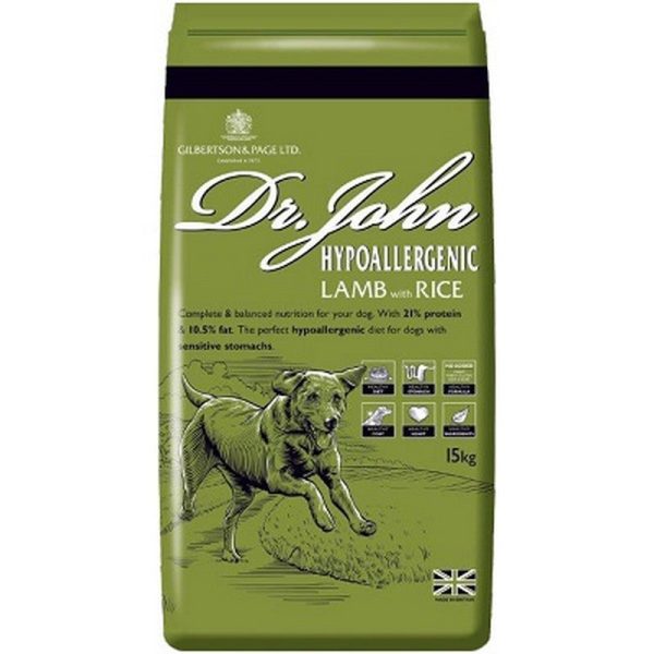 Dr Johns Hypoallergenic Lamb with Rice 12.5kg Cheap