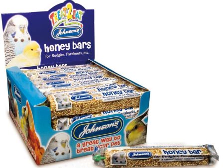 Johnson s Honey Enriched Budgie & Parakeet Treat Bar - Honey Bar Supply