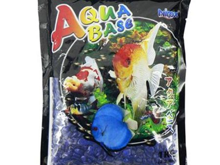 Aqua Base Sky Blue Aquarium Gravel 1kg Cheap