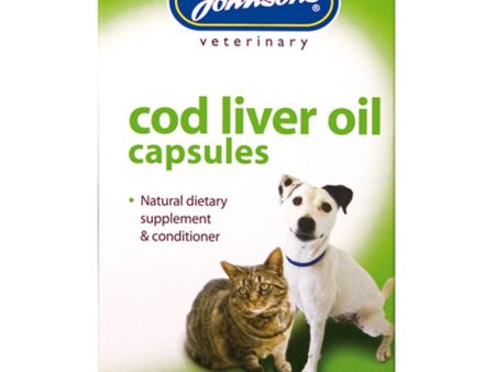 Johnson s Veterinary | Natural Conditioning Supplement | Cod Liver Oil Capsules - 40 Tablets Online Hot Sale