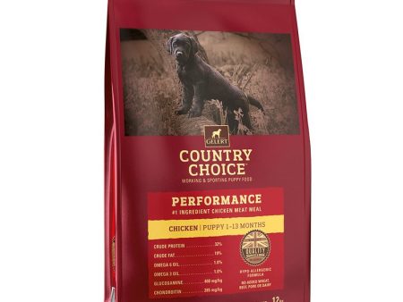 Gelert Country Choice Performance Puppy Food 12kg For Discount