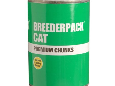 Breederpack Prem ChunkCat 12x400g Tray For Cheap