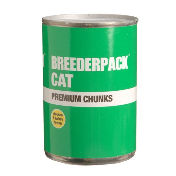 Breederpack Prem ChunkCat 12x400g Tray For Cheap