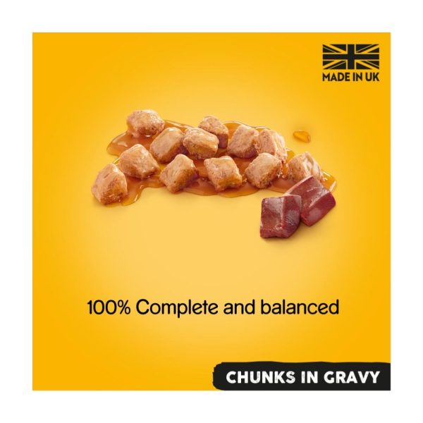 Pedigree | Adult Wet Dog Food Tins | Mixed Chunks In Gravy - 12 x 400g For Cheap