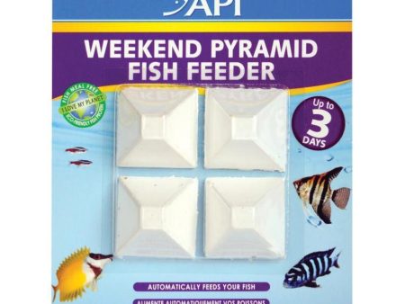 API Weekend Holiday Automatic Fish Feeder Pyramid Blocks | Goldfish, Tropical & Marine Fish Online