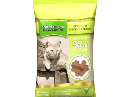 Natures Menu | Natural Cat Treats | Chicken & Turkey - 60g Supply