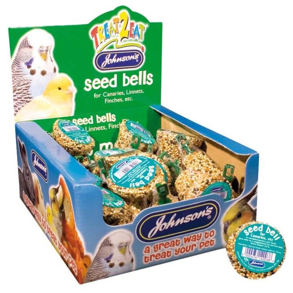 Johnson s Honey Enriched Canary & Finch Treat - Seed Bell For Cheap