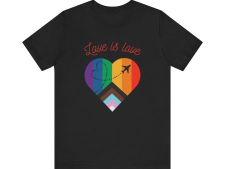 Love is Love Pride Month Unisex Jersey Short Sleeve T-Shirt Online