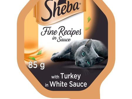 Sheba | Wet Cat Food Tray | Fine Recipes | Turkey in Sauce - 85g For Discount