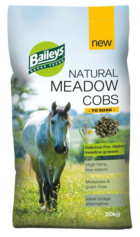 Baileys Natural Meadow Cobs 20kg For Discount