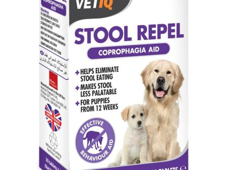 VetIQ | Dog Coprophagia Aid | Stool Repel - 30 Tablets Hot on Sale