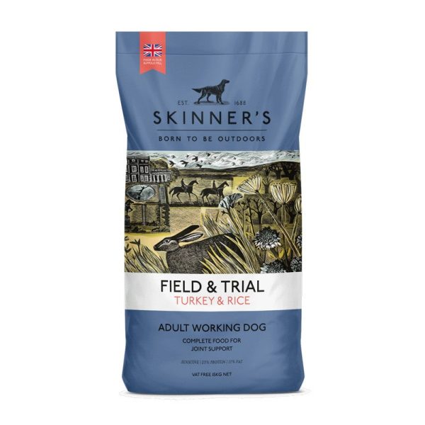 Skinners Field & Trial Turkey & Rice 15kg For Sale