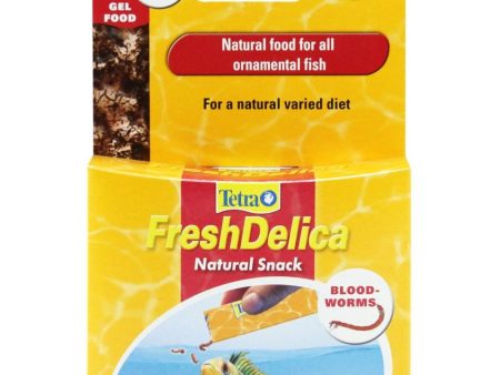 Tetrafresh Delica Natural Bloodworm Snack Pouches For Cheap