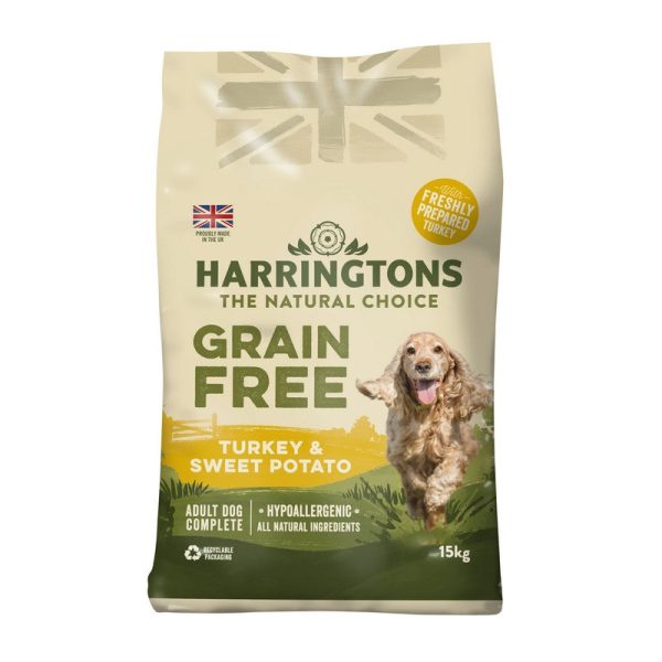 Harringtons Dog Adult Grain Free 15kg Supply