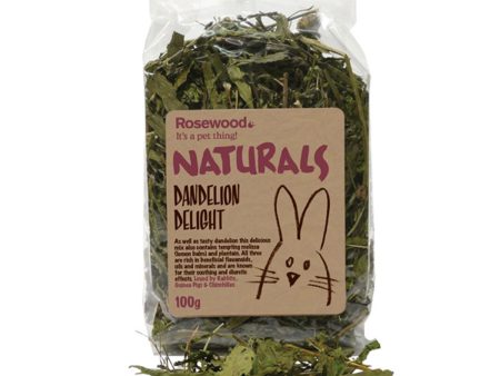 Rosewood Naturals | Small Pet Treats | Dandelion Delight - 100g Online Sale