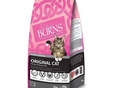 Burns Original | Dry Cat Food | Adult | Chicken & Brown Rice - 2kg For Cheap