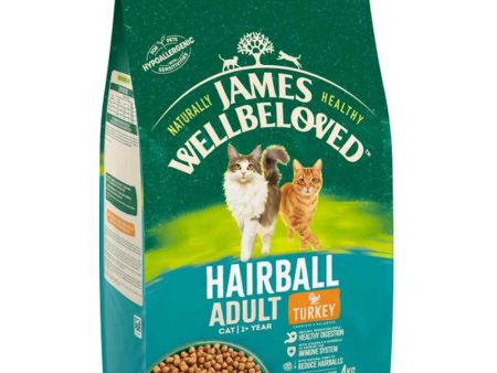 James Wellbeloved Cat Adult Hairball Turkey 4kg Online Hot Sale