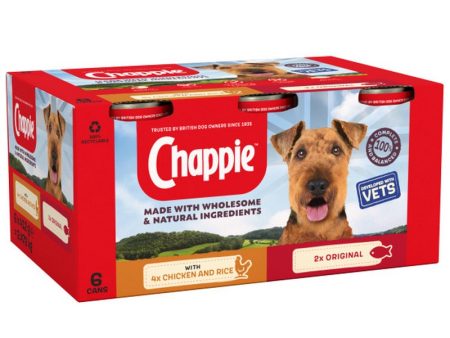 Chappie Tins Loaf Favourites Jumbo Pack - 4 x 6 x 412g Hot on Sale