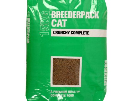 Breederpack Crunchy Complete Cat Food - 15Kg Hot on Sale