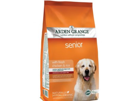 Arden Grange with Chicken & Rice Senior Dog Food 12kg For Cheap