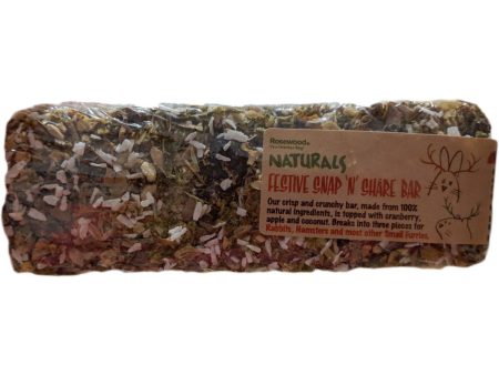 Rosewood Naturals | Festive Small Pet | Christmas Snap  n  Share Bar - 150g Online Hot Sale