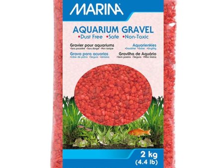 Marina Bright Orange Aquatic Gravel 2kg Sale