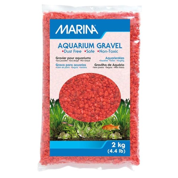 Marina Bright Orange Aquatic Gravel 2kg Sale