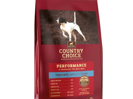 Gelert Country Choice Performance Fish Adult Dog Food 12kg For Discount