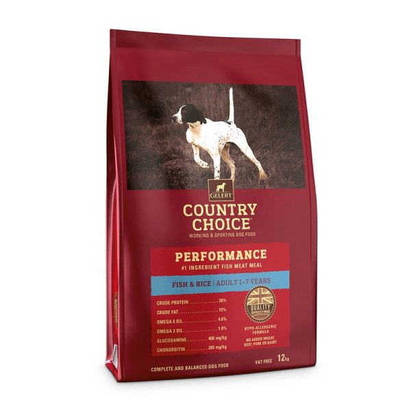 Gelert Country Choice Performance Fish Adult Dog Food 12kg For Discount