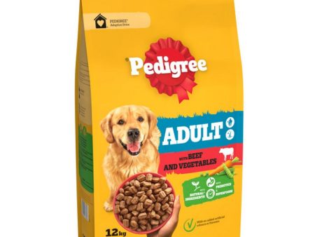 Pedigree Adult Complete with Beef & Veg 12kg For Discount