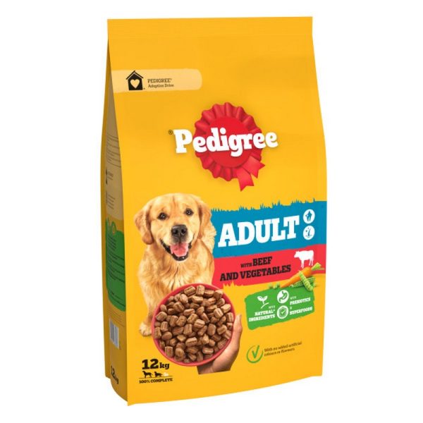 Pedigree Adult Complete with Beef & Veg 12kg For Discount