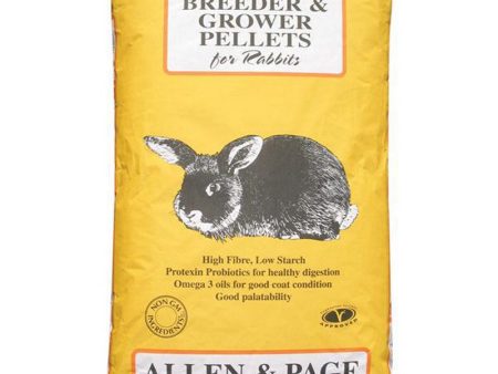 Allen & Page Rabbit Breeder & Grower Pellets 20kg For Discount