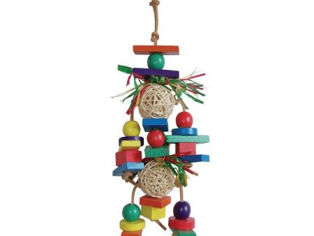 DEN Lazy Bones Hanging Parrot Activity Shapes Toy Online now