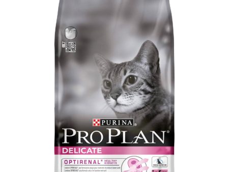 Pro Plan | Premium Dry Cat Food | Delicate with Optirenal | Turkey - 3kg Hot on Sale