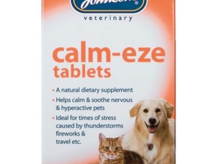 Johnson s | Calm-Eze | Dog & Cat Natural Calming Tablets on Sale