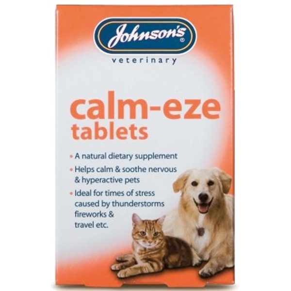 Johnson s | Calm-Eze | Dog & Cat Natural Calming Tablets on Sale