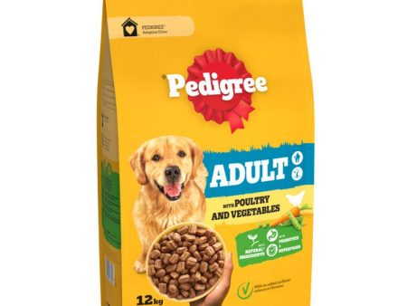 Pedigree Adult Complete with Poultry & Veg 12kg Discount