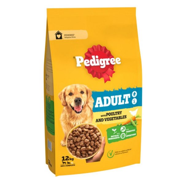 Pedigree Adult Complete with Poultry & Veg 12kg Discount