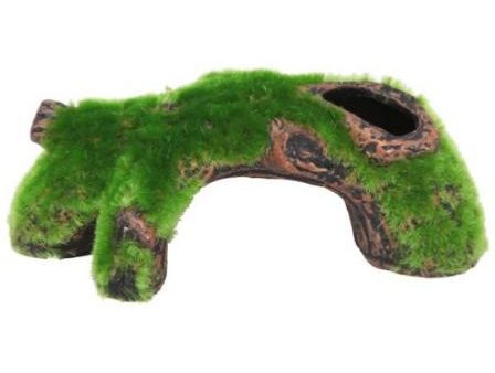 Betta Ceramic Mossy Fallen Tree Aquatic Ornament on Sale