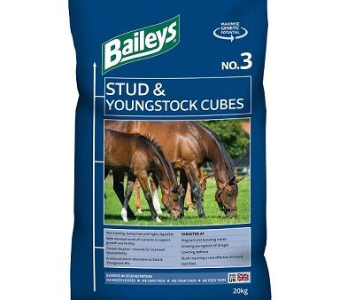 Baileys No.3 Stud & Youngstock Cubes 20kg For Cheap