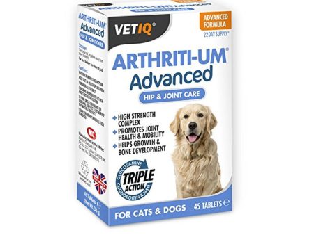 VetIQ | Dog Hip & Joint Care | Arthriti-Um Advanced - 45 Tablets Fashion