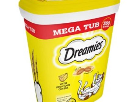 ASH ANIMAL RESCUE DONATION - Dreamies Cat Treats With Cheese Mega Tub 350g Discount