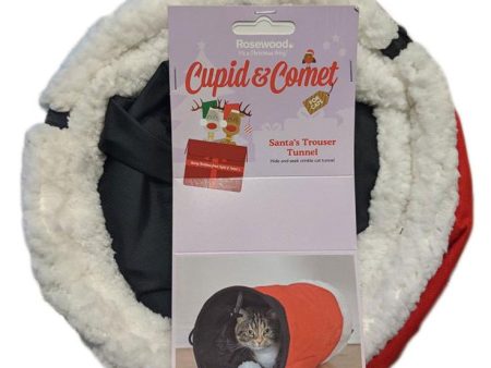 Cupid & Comet | Santa s Trousers | Christmas Cat Tunnel Supply