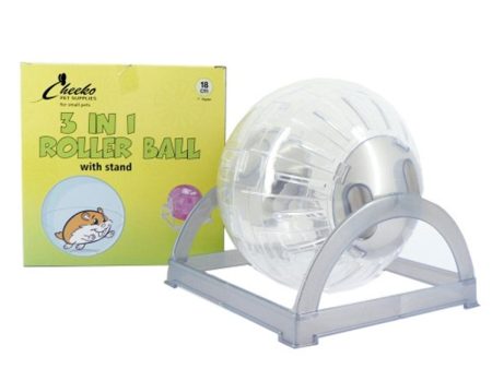 Cheeko | Small Pet Exercise | Hamster Ball with Stand Sale