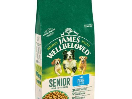 James Wellbeloved Senior Fish & Rice 15kg Hot on Sale