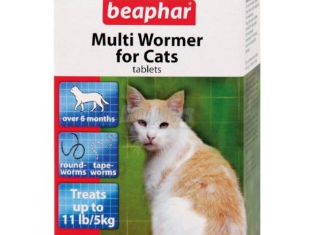 Beaphar | Cat Worm Control | Multi-Dose Wormer Tablets Online Sale