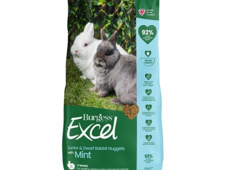 Burgess Excel Rabbit Junior & Dwarf 10kg Hot on Sale