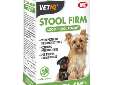 VetIQ | Dog & Cat Loose Stool Remedy | Stool Firm - 45 Tablets Online