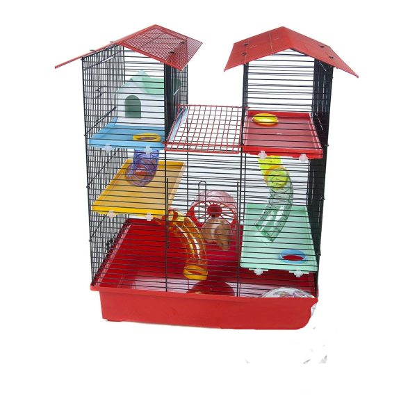 Small Pet Cage | Tower Enclosure with Platforms & Tubes on Sale